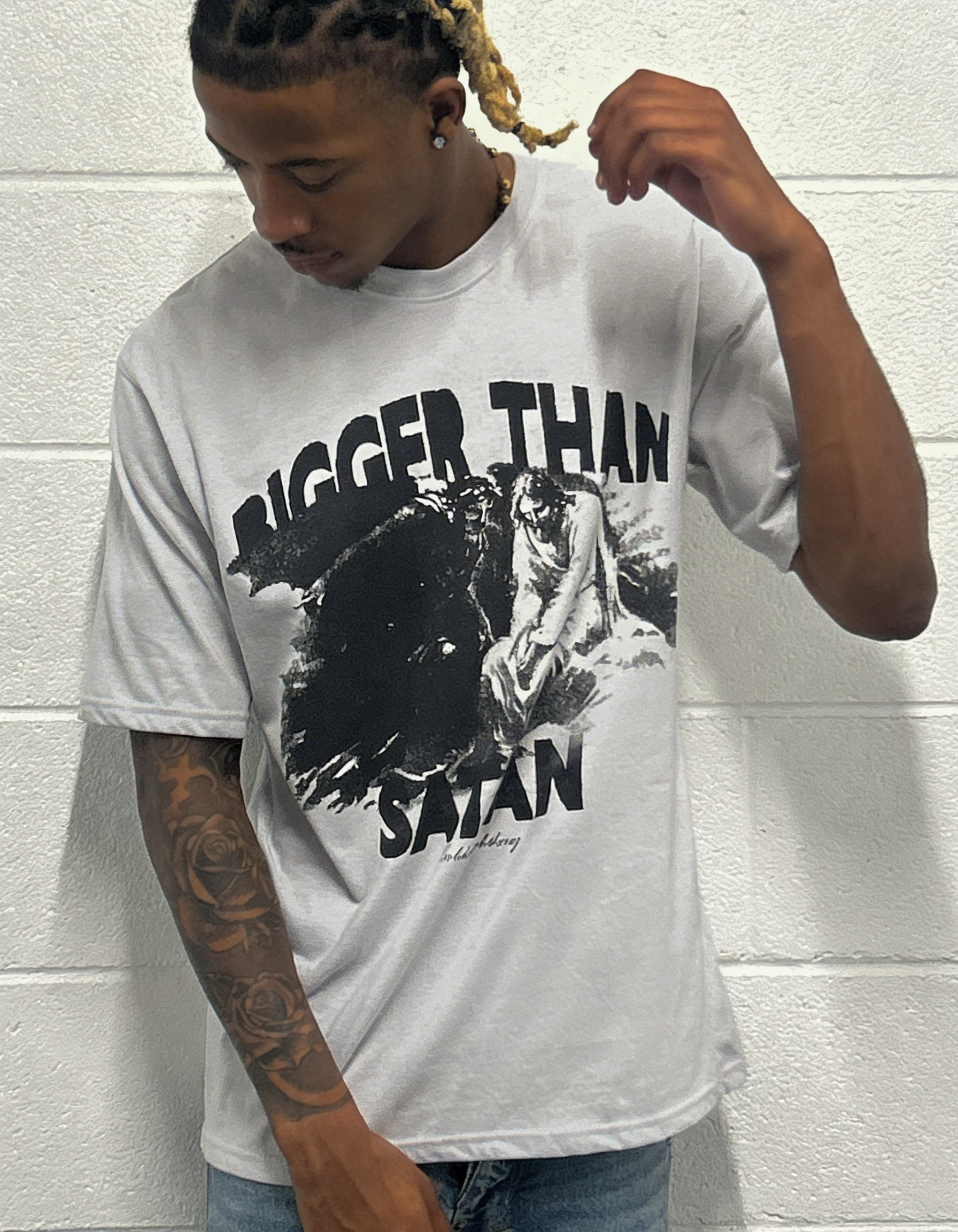 "Bigger Than Satan" Tee